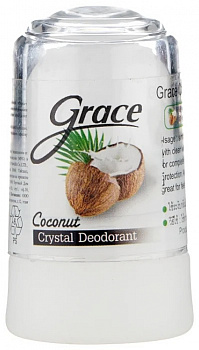 GRACE  Кристаллический дезодорант Грейс, КОКОС, 70 гр