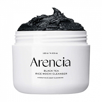 Arencia Black Tea & Yuzu Rice Mochi Cleanser 120g Пенка для глубокого очищения кожи