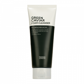 TENZERO Green Caviar Foam Cleanser Пенка для умывания с экстрактом морского винограда 180мл