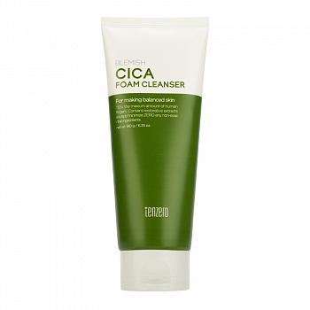 TENZERO Blemish Cica Foam Cleanser Пенка для умывания с экстрактом центеллы азиатской 180мл