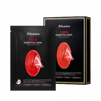 JMSolution Mask V Skin Essential Vitamin A Маска для лица тканевая c витамином А, 30 мл