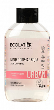 ECOLATIER Мицеллярная вода для снятия макияжа  цветок орхидеи & роза, 400 мл