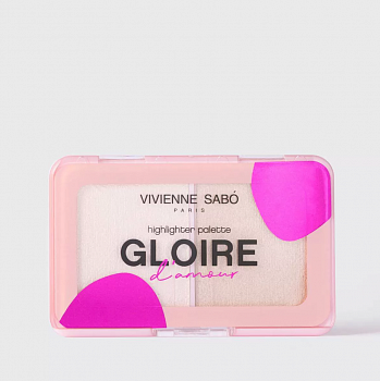 VS Палетка хайлайтеров мини "Gloire d'amour" 01, жемчужно-розовый