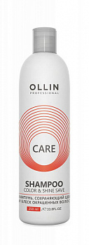 OLLIN CARE Шампунь, сохраняющий цвет и блеск окраш. волос 250 мл