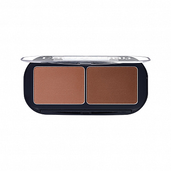 essence	Палетка для контурирования contouring duo palette - 20 darker skin