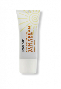 Lebelage HIGH PROTECTION DAILY NO SEBUM SUN CREAM SPF50+/PA+++Солнцезащитный крем