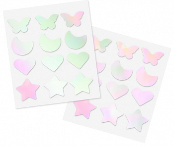 essence Патчи от прыщей spot squad holo Pimple Patches, 24 шт