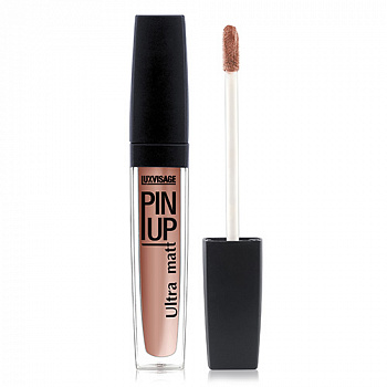 LUXVISAGE Блеск для губ PIN-UP ultra matt, тон 23 сливочный ирис