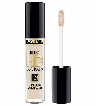 LUXVISAGE Консилер светоотражающий ULTRA HD soft focus 12H , тон 11 слоновая кость