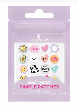essence Патчи от прыщей Spot Squad Pimple Patches, 32 шт
