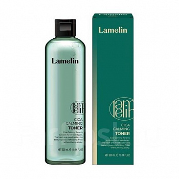 Lamelin Cica Calming Toner,Успокаивающий тонер для лица с экстрактом центеллы  300 мл