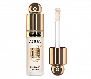 LUXVISAGE Консилер-флюид  AQUA veil HYALURON COMPLEX, тон 101 светлый беж § NEW