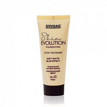 LUXVISAGE Крем тональный Skin EVOLUTION soft matte blur effect , 20 тон бежевый 