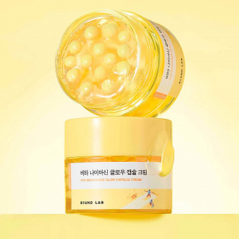 Round Lab Vita Niacinamide Glow Capsule Cream 50мл Осветляющий капсульный крем с ниацинамидом
