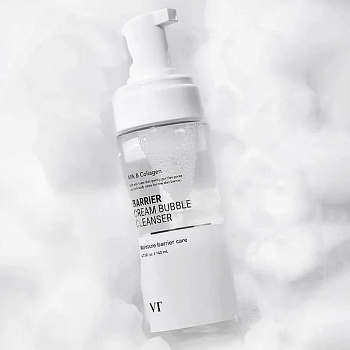  VT Cosmetics Barrier Cream Bubble Cleanser Кислородная пенка для умывания с молочными протеинами