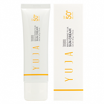 TENZERO Brightening Yuja Sun Cream SPF 50+ PA+ Солнцезащитный крем с экстрактом юдзу SPF 50+/PA+ 50м